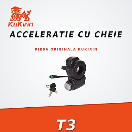 Acceleratoare & comenzi - Acceleratie cu Cheie originala Kukirin T3