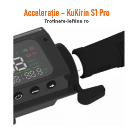 KuKirin S3 Pro - Accelerație Rotativă KuKirin S1 Pro – Piese Trotinete Electrice