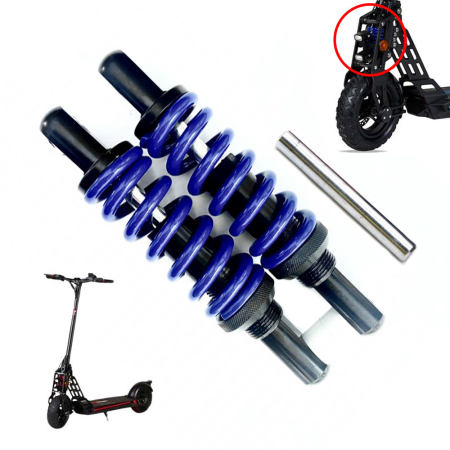 Piese - Amortizor fata albastru pentru trotineta electrica Bogist Urbetter M6, Ecoxtrem Bison, B-Mov Freestyle 5