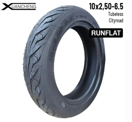 Roți și Anvelope - Anvelopă 10×2,50–6,5 Tubeless RUNFLAT Xuancheng Cityroad