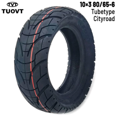 Roți și Anvelope - Anvelopă 10x3 Tubetype Cityroad TUOVT pentru Trotinetă Electrică