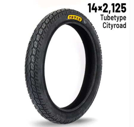 Roți și Anvelope - anvelopa-14x2-125-tubetype-cityroad-blackcat