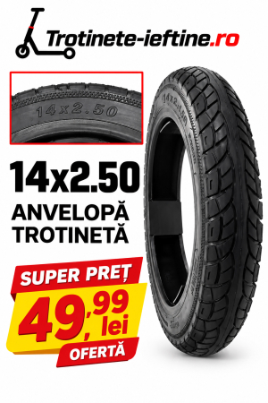 Anvelope - Anvelopa 14x2.50 (64-254) trotineta electrica - cauciuc 14 inch