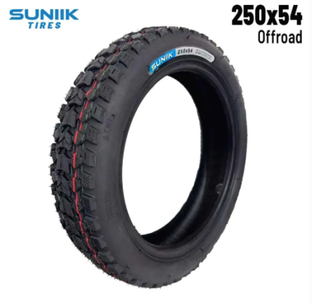 Roți și Anvelope - Anvelopă 250×54 Tubeless Offroad Suniik pentru trotinetă electrică