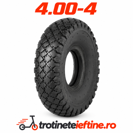 Piese - Anvelopa 4.00-4 2PR pentru roaba si carucior de transport - tractiune puternica