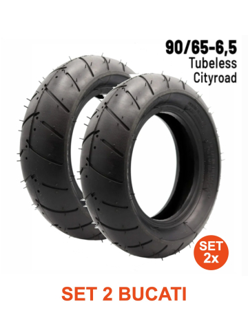 Anvelope - Set 2 anvelope Tubeless Cityroad 90/65-6.5