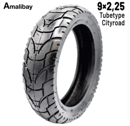 Roți și Anvelope - Anvelopă 9x2,25 Tubetype Cityroad Amalibay pentru Trotinetă Xiaomi