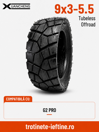 Anvelope - Anvelopă Aoxin Tubeless 9×3–5,5 Offroad trotinetă electrică