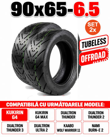 Anvelope - Set 2 anvelope CST Onroad Tubeless 11x3 (90/65-6.5)