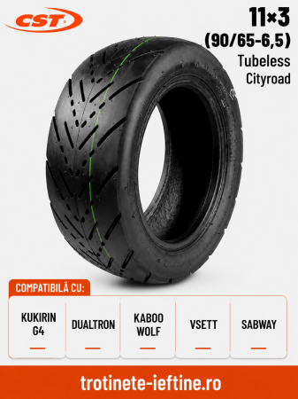 Roți și Anvelope - anvelopa-cst-11x3-90-65-6-5-tubeless-cityroad
