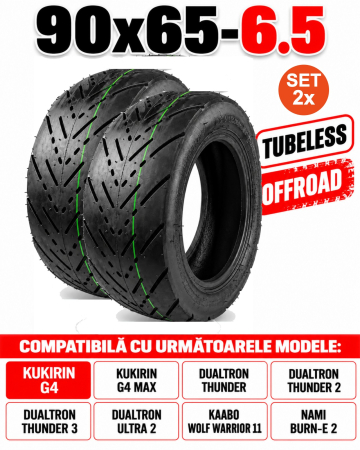 Anvelope - Set 2 anvelope CST Tubeless Cityroad 11x3 (90/65-6.5)