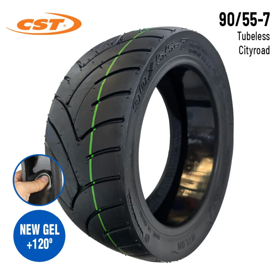 Piese - Anvelopă CST 90/55-7 Tubeless cu Gel Antipană