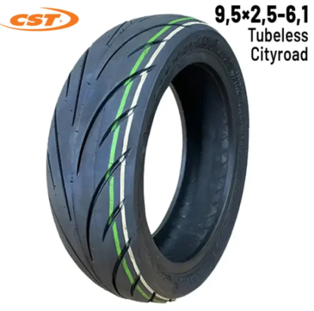 Roți și Anvelope - Anvelopă CST Tubeless 9,5×2,5–6,1 Cityroad trotinetă electrică