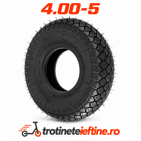 Piese - Anvelopa groasa 4.00-5 offroad pentru trotineta electrica