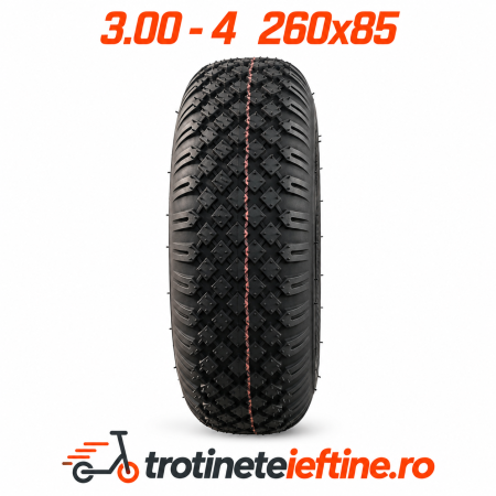 Piese - Anvelopa 3.00-4 (260x85) pentru trotinete si vehicule mici
