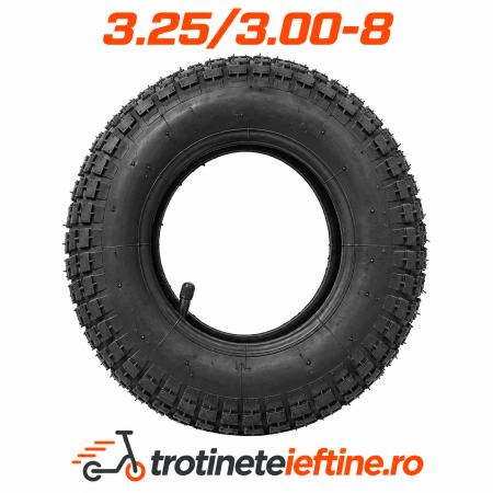 Piese - Anvelopa KuKirin 3.25/3.00-8 Tube Type pentru trotinete electrice