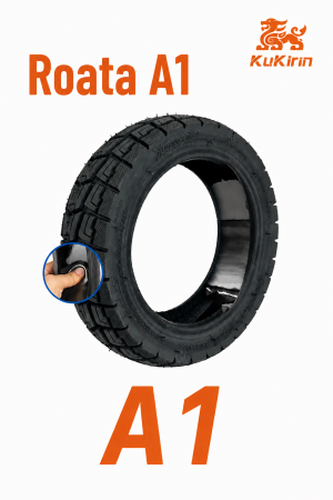 KuKirin A1 - KuKirin A1 vine din fabrica pe roti de 10 inch cu janta de 6,5 inch, iar aceasta anvelopa Xuancheng 10x2,75-6,5 este exact masura de origine. Nu ai nevoie de janta noua, de adaptor sau de camera - se monteaza direct pe roata existenta, fata sau spate.  Este alegerea potrivita cand anvelopa de pe trotineta ta a ajuns cu profilul sters, cand alunecarea pe umed a devenit sesizabila sau cand te-ai saturat de pene la fiecare bordura.  Gel antipana integrat - fara opriri pe traseu  Anvelopa vine cu gel antipana deja in interior. Cand un cui sau un ciob patrunde in cauciuc, gelul umple gaura instantaneu si sigileaza, iar tu iti continui drumul fara sa opresti. Gelul rezista la temperaturi de pana la 120°C, deci nu se degradeaza vara pe asfalt incins si nici la caldura generata de franari repetate.  A1 este o trotineta de naveta zilnica - cu gel antipana, o pana nu iti mai transforma drumul spre serviciu intr-o plimbare pe jos.