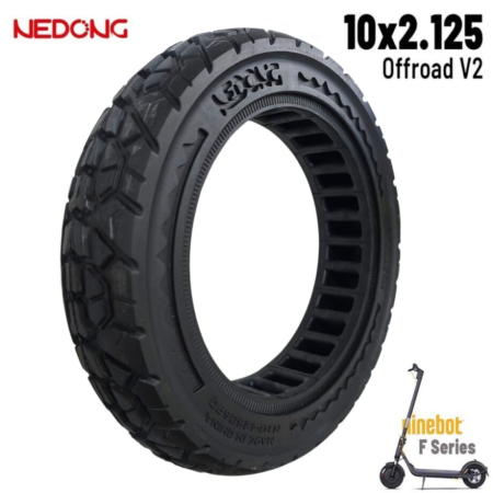 Roți și Anvelope - Anvelopa Plina Offroad 10x2.125-6.5 Nedong Ninebot F Series