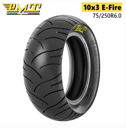Roți și Anvelope - Anvelopa PMT E-Fire 75/250R6.0 (10×3) pentru Trotinetă Electrică