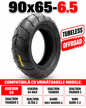 Piese - Anvelopă PMT Junior 90/65R6.5 pentru Trotinetă Electrică - Competiție / Performanță