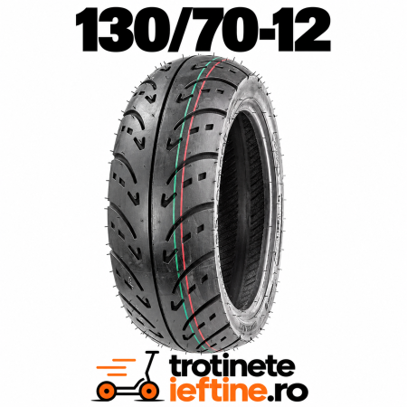 Piese - Anvelopă scuter 130/70-12 pentru scutere cu roți de 12 inci