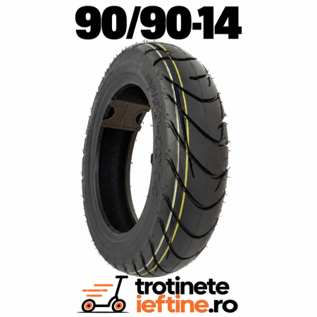 Piese - Anvelopă scuter 90/90-14 46P 4PR TL fără cameră pentru scutere și mopede
