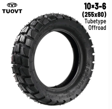 Roți și Anvelope - Anvelopă Semi-Offroad 10x3 Tubetype TUOVT pentru Trotinetă Electrică