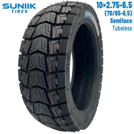 Roți și Anvelope - Anvelopă Semitaco 10x2,75 Tubeless SUNIIK pentru Trotinetă Electrică