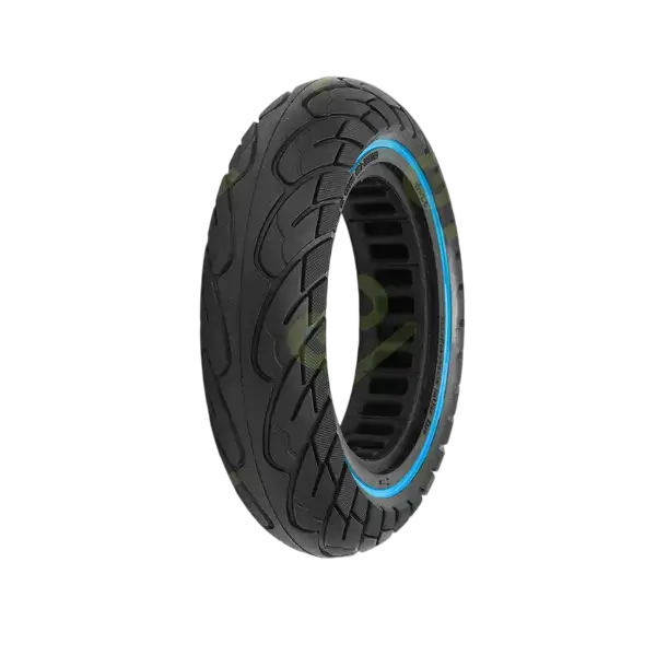 Piese Ninebot by Segway - Anvelopa solida 10x2.5 inch Honeycomb cu inel albastru pentru scutere Ninebot