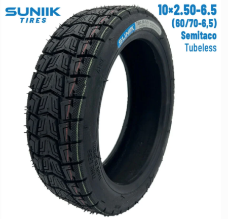 Roți și Anvelope - Anvelopă Suniik Tubeless 10×2,5–6,5 Semitaco trotinetă electrică