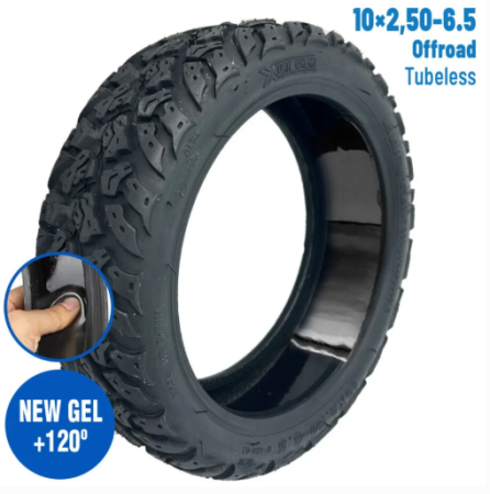 Roți și Anvelope - Anvelopă Xuancheng 10×2,50-6,5 Offroad Tubeless cu gel antipinchazo