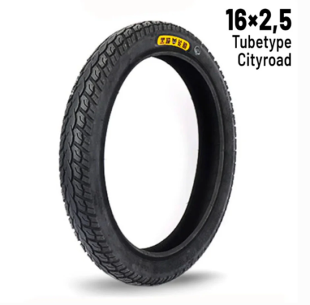 Roți și Anvelope - Anvelopă Black Cat 16×2,5 Cityroad Tubetype trotinetă electrică