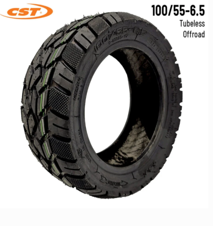 Roți și Anvelope - Anvelopă CST 100/55-6.5 Tubeless Offroad pentru Trotinetă Electrică
