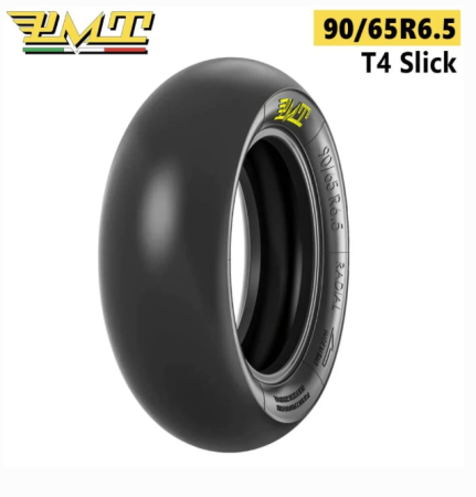 Roți și Anvelope - Anvelopă PMT T4 Slick 90/65R6.5 pentru Trotinetă Electrică Racing