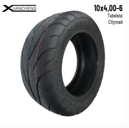 Roți și Anvelope - Anvelopă Xuancheng 10×4.00-6 Tubeless Cityroad pentru Trotinetă Electrică