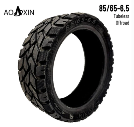 Roți și Anvelope - Anvelopa Tubeless 85/65-6.5 Offroad Aoxin pentru Trotinetă Electrică