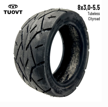 Roți și Anvelope - Anvelopa Tubeless 8x3.0-5.5 CityRoad TUOVT pentru Trotinetă Electrică