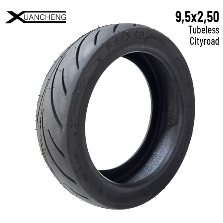 Piese - Anvelopa tubeless 9,5x2,50-6,1 Xuancheng pentru trotineta electrica