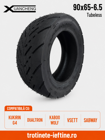 Piese - Anvelopa Tubeless 90/65-6.5 CityRoad Xuancheng pentru Trotinetă Electrică