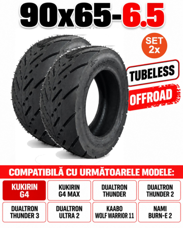 Anvelope - Set 2 anvelope Xuancheng Tubeless CityRoad 90/65-6.5