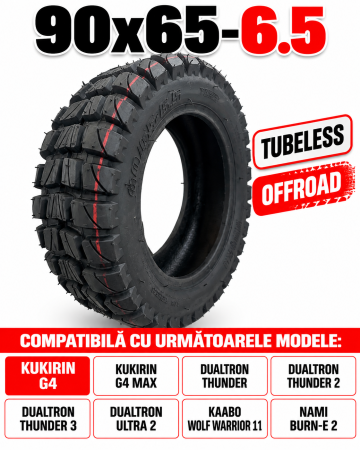 Anvelopă Tubeless 90/65-6.5 Offroad Xuancheng pentru Trotinetă Electrică