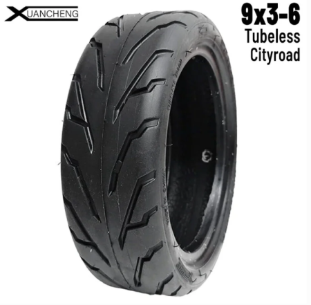Roți și Anvelope - Anvelopa Tubeless 9x3-6 Xuancheng CityRoad pentru Trotinetă Electrică