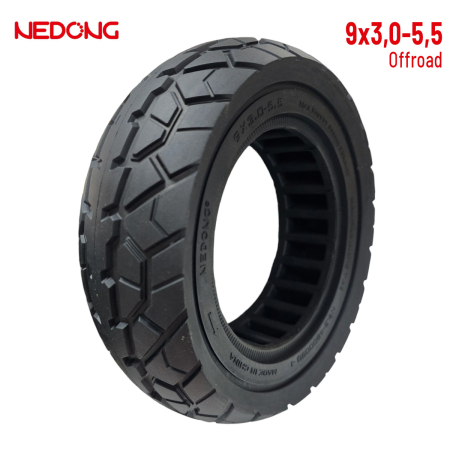 Roți și Anvelope - Anvelopă Plină 9x3-5.5 pentru Kukirin G2 Pro Nedong | Fără Pană