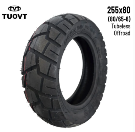 Roți și Anvelope - Anvelopa Tubeless Offroad 10×3-6 (255×80 / 80/65-6) TUOVT pentru Trotinetă Electrică