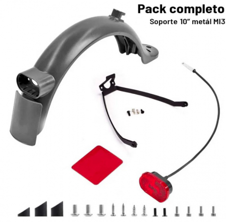 Pliere, pasadores & tije - Aripă spate pentru Xiaomi 1S, PRO 2 și Essential + suport metalic pentru roți de 10 inch (Kit complet) Descriere scurtă: Kit complet pentru trotinetele Xiaomi, ideal pentru înlocuirea aripii spate și