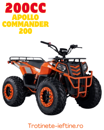 ATV 200cc - ATV Apollo Commander 200cc 12HP Omologat EEC COC Frâne Hidraulice
