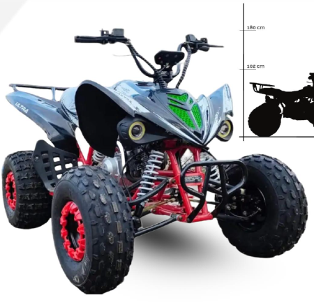 ATV pe Ben­zina - ATX125R Raptor Quad 125CC 9HP 50KMH Semi-Automatic