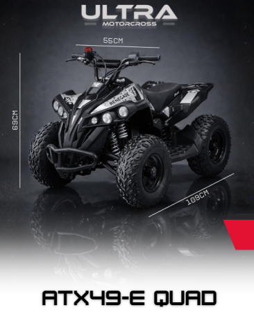 ATV - ATX49-E Quad 49CC 2-Stroke cu E-Start 35KMH