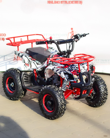 ATV 49cc - ATX49 Quad 49CC 2-Stroke 35KMH cu Bagage Rack