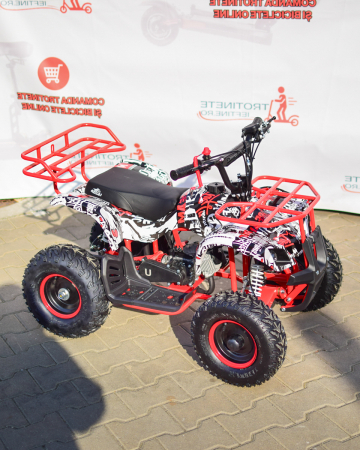 Vehicule Copii - ATX49 Quad 49CC 2-Stroke 35KMH cu Bagage Rack